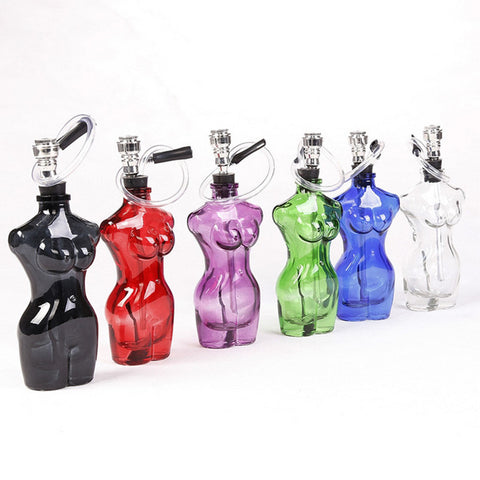 Glass Hookah Pipes ( random color )